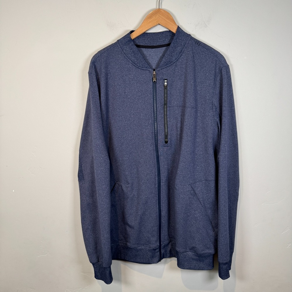 Lululemon Six Pack Long Sleeve Full Zip Jacket Active Stretch‎ Men Size Xlarge?